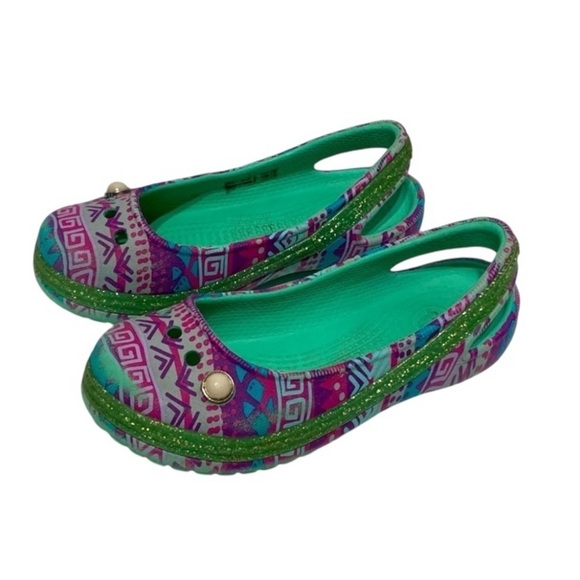Girls Crocs Sling Back Slip Ons - Picture 1 of 5